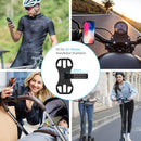 Universal detachable bicycle and motorcycle phone holder - 360° rotatable and adjustable bicycle phone holder - Suitable for phones from 4" to 6.7"