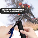 Bicycle handlebar covers - Soft rubber - Anti-slip - Black Bicycle handlebar - Universal handlebar covers - Suitable for bicycles - 2 pairs