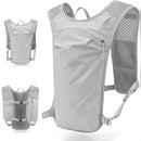 Backpack - Running Hydration Vest - Lightweight Insulated Backpack with 1.5L Hydration Blaster - Suitable for Hiking, Trail Running, Cycling, Racing & Marathons - Gray