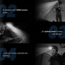 Headlamp - 40,000lm Waterproof Powerful Headlamp - USB Rechargeable