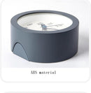 Alarm clock - Children's alarm clock - Round silent analogue alarm clock without ticking - Wake up gently - Increasing volume - Battery operated - Snooze and light function - Easy to set desk alarm clock