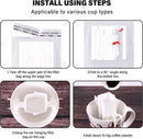 Coffee Filter Bags - with Hanging Loop - Portable Paper Coffee Filters for Most Cups - Travel, Camping, Home, Office - Pack of 100