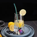 Straws - Tea Egg - Reusable and Removable Spoon - Tea Egg Accessories - 304 Stainless Steel - 8 Pieces - With 8 Cleaning Brushes