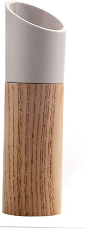 Pepper Mill - Manual Ceramic - Wooden Kitchen Utensil - For Freshly Ground Spices - Easy to Clean - 150mm * 45mm - Black