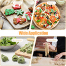 Rolling Pin - Beech Wood - Smooth Non-Stick Coating - Suitable for Baking Dough, Fudge, Pizza, Cookies, Bread - Professional Handleless - 30x2.7cm