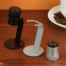 Coffee Mixer - Fabric Mixer with Holder - 6-Pin Coffee Stirrer - Removable and Washable Mixer - Black
