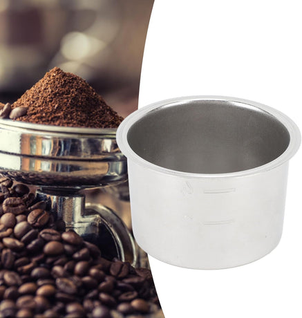 Coffee filter basket - Suitable for semi-automatic coffee machine Filter holder - Durable and high filter precision - 304 stainless steel - 10 pieces