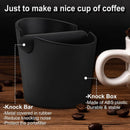 Silicone Coffee Grounds Container + Coffee Mat - Suitable for Office and Home - With Removable Tamper and Non-Slip Base