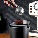 Silicone Coffee Grounds Container + Coffee Mat - Suitable for Office and Home - With Removable Tamper and Non-Slip Base