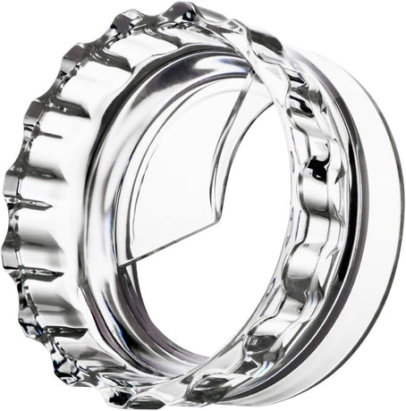 Moka Pot Dosing Ring and Coffee Dispenser - 2-in-1 Dosing Ring - Fast Dosing and Compaction (Large Size 8.4*8.4*3.9cm)