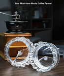 Moka Pot Dosing Ring and Coffee Dispenser - 2-in-1 Dosing Ring - Fast Dosing and Compaction (Large Size 8.4*8.4*3.9cm)