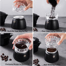 Moka Pot Dosing Ring and Coffee Dispenser - 2-in-1 Dosing Ring - Fast Dosing and Compaction (Large Size 8.4*8.4*3.9cm)