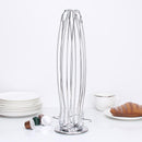 Coffee capsule holder - 40 capsules Coffee pod holder - Coffee pod holder - Silver