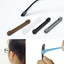 Silicone Ear Hooks - Eyeglass Accessories - Anti-slip and Anti-fall Leg Straps - Fixed Glasses Frame - Suitable for Reading, Sports and Other Activities - 10 Pairs