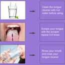 Tongue scraper - Stainless steel tongue cleaner - Freshens breath - Restores taste - Pack of 2