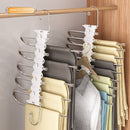 clothes hangers-stainless steel trouser rack-space saving-trouser rack-wardrobe-storage rack-5 tiers-1