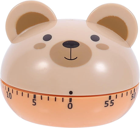 Egg Timer - Timer - Cartoon Bear Kitchen Reminder Timer - Mechanical Timer Kitchen Food Timer - Kitchen Countdown Timer - Digital Kitchen Timer - Working Cooking Utensils - Metal Interior Modeling - 1 Piece