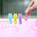 Clothes pegs - Windproof plastic clothes pegs for outdoor use with storage basket - Suitable for sheets, underwear and socks - 30 pieces