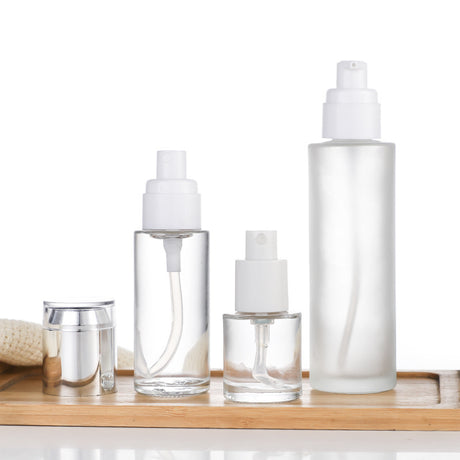 Spray bottle - Glass lotion bottle - 4 pieces