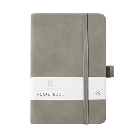 Notebook - PU Leather Notepad - for Office, School, Home, Business Writing & Note-Taking - 100 Sheets - Blue - A6