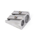 Pencil Sharpener - Pencil Sharpener for Kids - Metal Pencil Sharpener with Double Holes - Makeup & Lip & Eyeliner Sharpener - Suitable for Home Use - 1