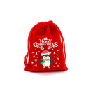 Gift bag - Christmas gift bag - Christmas candy bag - Peace Apple packaging bag - Apple bag - Random style - Red - 12 pieces
