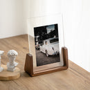 Photo Frame - Solid Wood Photo Frame - Acrylic - Table Decoration - Creative Gift Ornaments - U-Shaped Photo Frame - 178*127mm