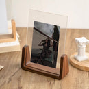 Photo Frame - Solid Wood Photo Frame - Acrylic - Table Decoration - Creative Gift Ornaments - U-Shaped Photo Frame - 178*127mm