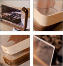 Photo Frame - Black Walnut - Transparent Acrylic Display Stand - Picture Frame, Photo Frame, Desk Ornament - 10*15CM