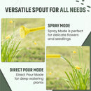 Plastic watering can - Plastic sprayer - Durable garden watering can - For plants and flowers - Easy-to-pour watering can for outdoor and indoor use - 1.8L Yellow