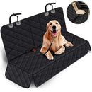 Dog Blanket Car Back Seat - Dog Car Seat Cover - Dog Back Seat Cover - Car Seat Protector - Waterproof Car Seat Cover - Non-Slip Back Seat Cover - Fits Most Cars, Trucks, and Center Armrests - Black