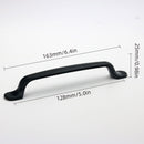 Cabinet handles, children's room handles, cabinet knobs, drawer pulls for wardrobes, kitchen handles - aluminum alloy - 2 pieces - (post spacing 96 mm)