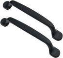 Cabinet handles, children's room handles, cabinet knobs, drawer pulls for wardrobes, kitchen handles - aluminum alloy - 2 pieces - (post spacing 128 mm)