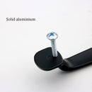 Cabinet handles, children's room handles, cabinet knobs, drawer pulls for wardrobes, kitchen handles - aluminum alloy - 2 pieces - (post spacing 128 mm)