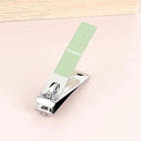 Manicure Set - Nail Clipper Set - Pedicure Care Tools - Travel Beauty Tools Made of Stainless Steel - 7 Pieces - Green