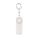 Personal Safety Alarm - Keychain - with LED Light 130DB Personal Alarm - for Women, Girls and Seniors - White