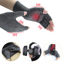 Rheumatism Gloves - Compression Gloves - Unisex - Osteoarthritis - Rheumatism - Arthritis - Repetitive Strain Injury- Carpal Tunnel Syndrome-M - Gray