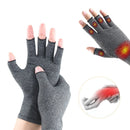 Rheumatism Gloves - Compression Gloves - Unisex - Osteoarthritis - Rheumatism - Arthritis - Repetitive Strain Injury- Carpal Tunnel Syndrome- L- Gray