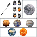 Night Light - Projector - Moon Lamp - Moon Projection - USB - Perfect for Bedroom Selfies - Bedroom Ceiling, Room Decoration