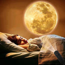 Night Light - Projector - Moon Lamp - Moon Projection - USB - Perfect for Bedroom Selfies - Bedroom Ceiling, Room Decoration