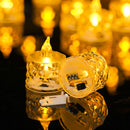LED Candles - Candle Lighting - LED Electronic Candles - Clear Crystal - Proposal Decorative Lighting - Birthday Gift Acrylic Candle Lighting