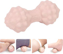 Massage Ball - Peanut Massage Ball - Multidirectional Massage Ergonomic Soft Double Hockey Ball Massage Ball - For Stress Relief Deep Tissue Massage - Pink