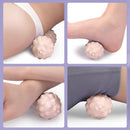 Massage Ball - Peanut Massage Ball - Multidirectional Massage Ergonomic Soft Double Hockey Ball Massage Ball - For Stress Relief Deep Tissue Massage - Pink