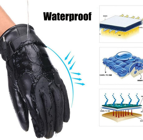 Electric Heated Gloves - USB Rechargeable, Waterproof & Breathable with Adjustable Fit for Skiing, Cycling, Hiking & Outdoor Adventures – Ideal for Cold Weather Conditions