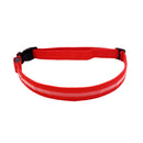 Reflective Waist Belt – USB Rechargeable LED Safety Belt for Cycling, Hiking, Running & Mountain Walking – Adjustable up to 100cm with Secure Snap Closure – 3 Light Modes – Ideal for Night Outdoor Activities – Red