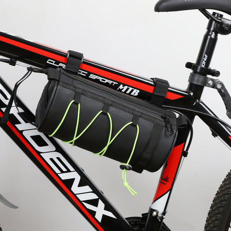 Single Bicycle Bag - Electric Bicycle Bags - Bicycle Bags - Compact Multifunctional Waterproof Bicycle Bag for the Handlebars - Bicycle Handle Bag with Waterproof Zipper and Removable Shoulder Strap - For Racing and Mountain Bikes, Cycling