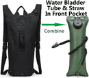 Water Bag–Water Storage–Hydration Backpack–Camping & Hiking–Portable Water Bag Made of Food-Grade Material–3L–Black