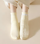 Fleece Socks - Autumn/Winter Warm Socks for Women - Thick Thermal Boot Socks - Soft and Fluffy Slipper Socks - Ideal for Pregnancy and Home Use - 7 Pairs