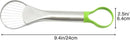 Avocado Slicer – 3-in-1 Avocado Cutting and Pitting Tool – Stainless Steel Pitter, Slicer and Spoon – Multifunctional Fruit Slicer with Green Handle – Kitchen Tool