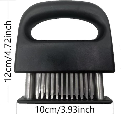 Meat Tenderizer - 48 Pin Stainless Steel Meat Tenderizer - 304 Stainless Steel Meat Tenderizer for Steak, Pork, Lamb - Portable and Lightweight Design - Kitchen Tool for Tender and Juicy Meat